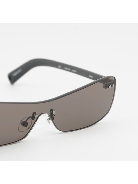 Jacquemus MIRADA JAC/69 C1 Sunglasses Matte Grey Shield Frame, Grey Lenses main image 12